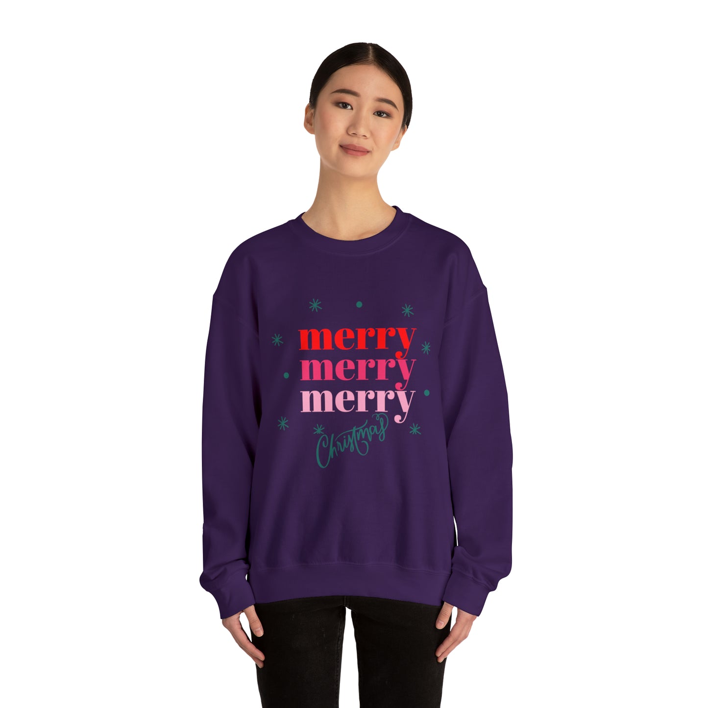 Festive AF sweater purple Merry Merry Christmas Sweatshirt for Women Christmas Shirt Sweater Holiday Christmas gift for her gift for him