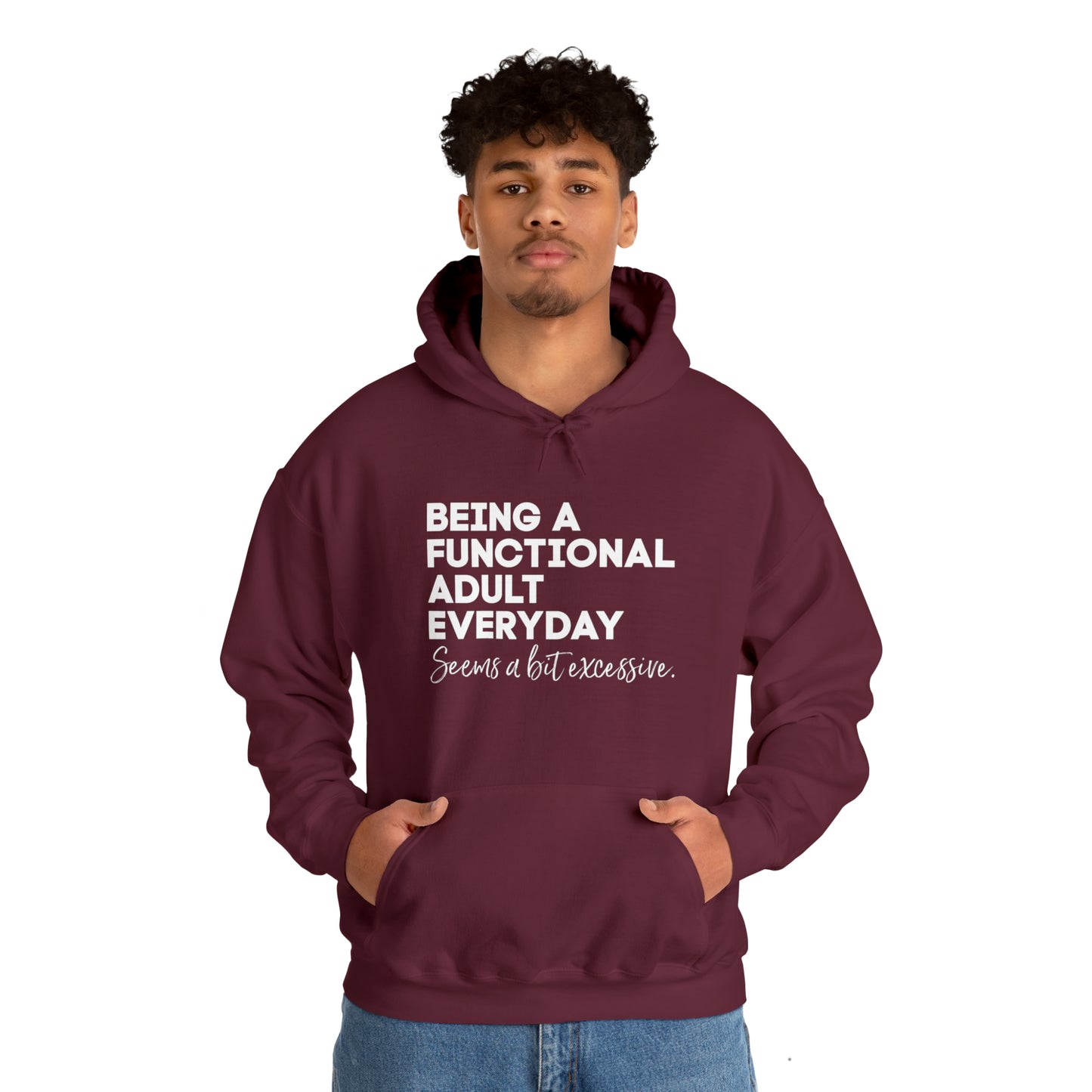 Being a functional adult sweater funny sweashirt birthday gift Christmas gifts Sweatshirt Gift for him Gift
