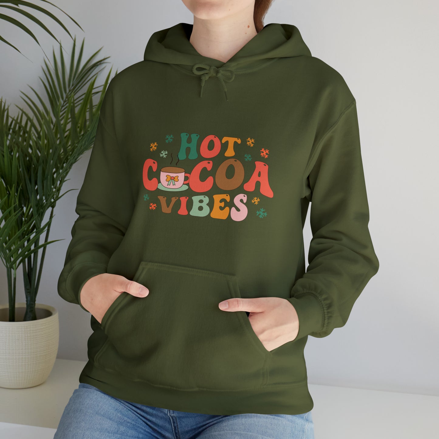 Hot cocoa vibes hoodie, autumn vibes Halloween Sweatshirt,Halloween Sweatshirt, spooky T Shirt,Retro Halloween Sweater,Christmas gift