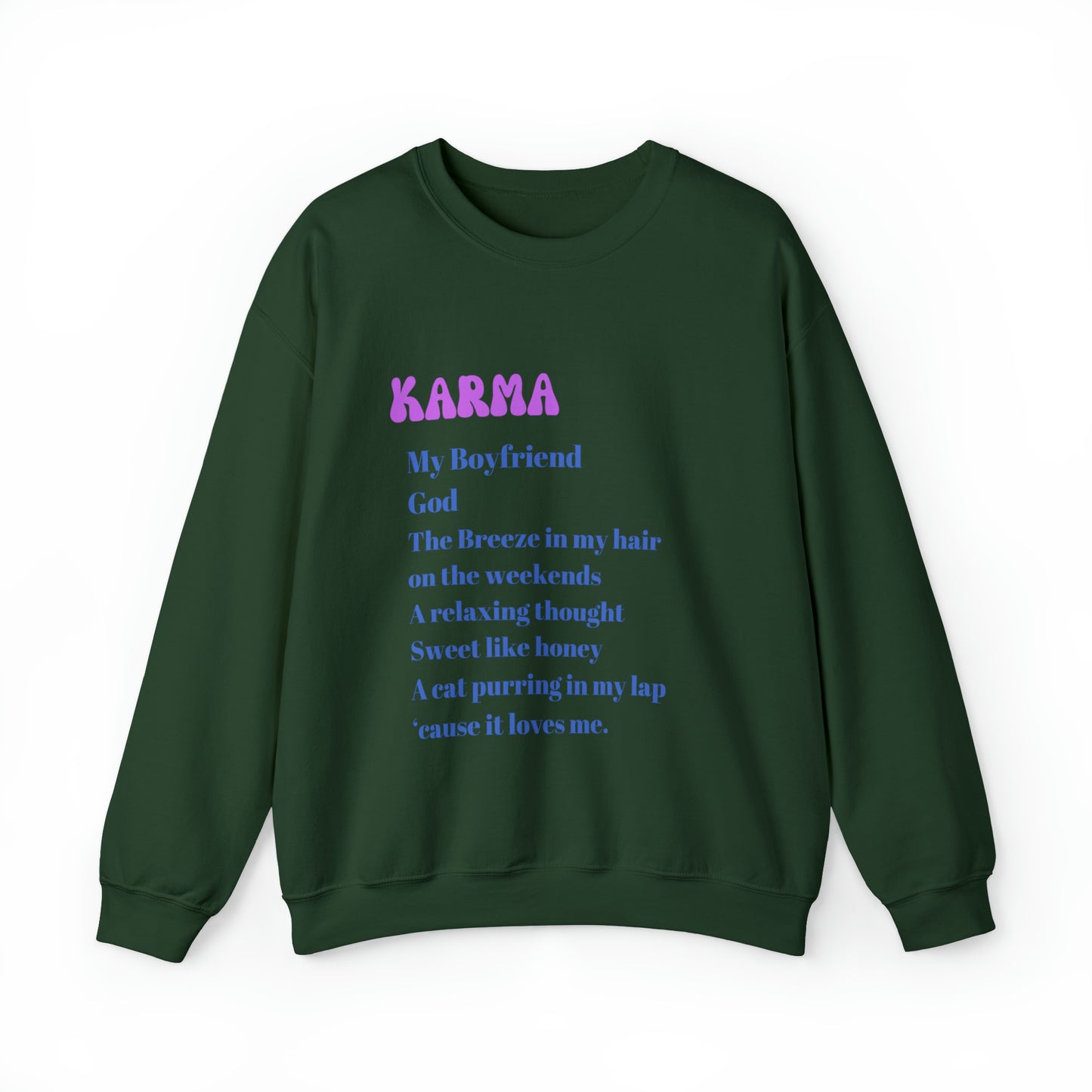 Karma sweater Taylor's Version Sweatshirt swiftie shirt Era Tour sweater best friend gift Womens Sweatshirt concert merch Tee christmas gift