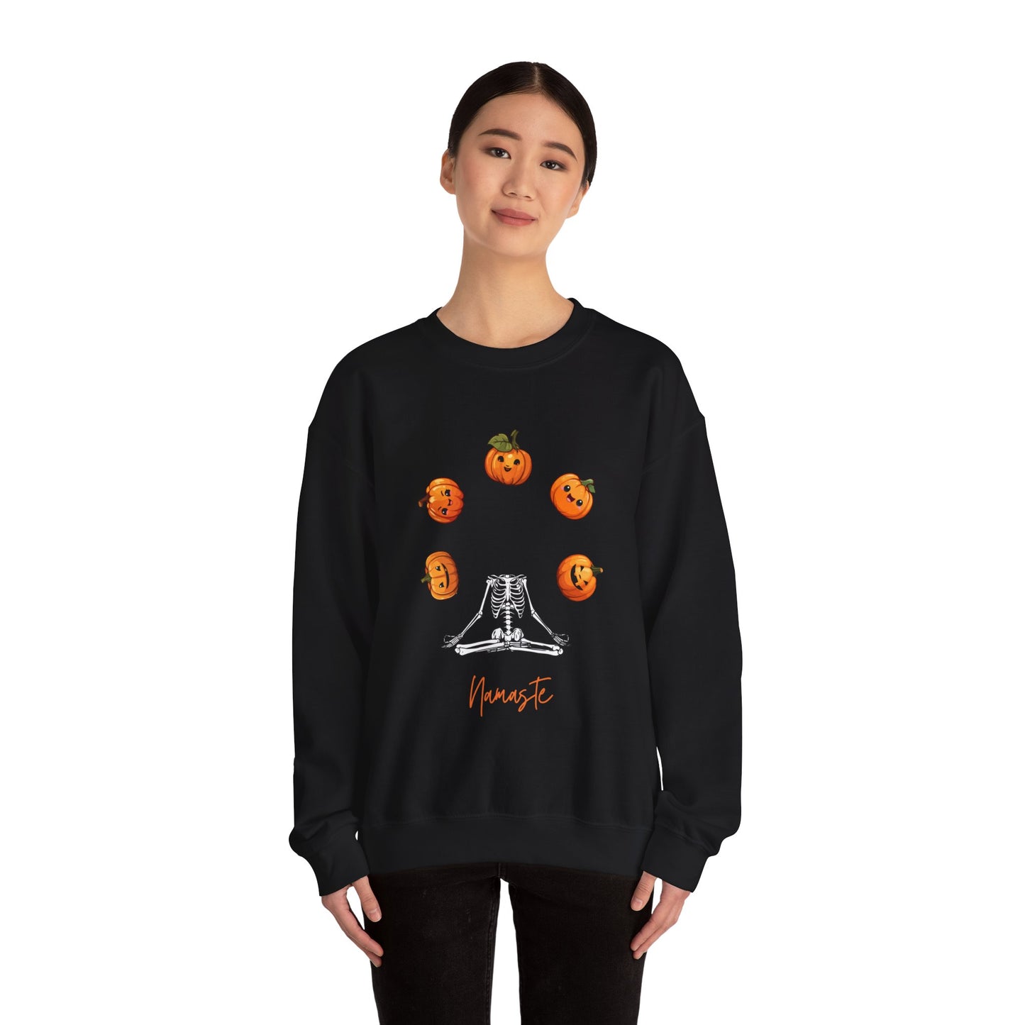 Namaste Halloween sweater Halloween sweater ghost fall leaves sweater Halloween Sweatshirt Era Tour sweater best friend gift for her Unisex