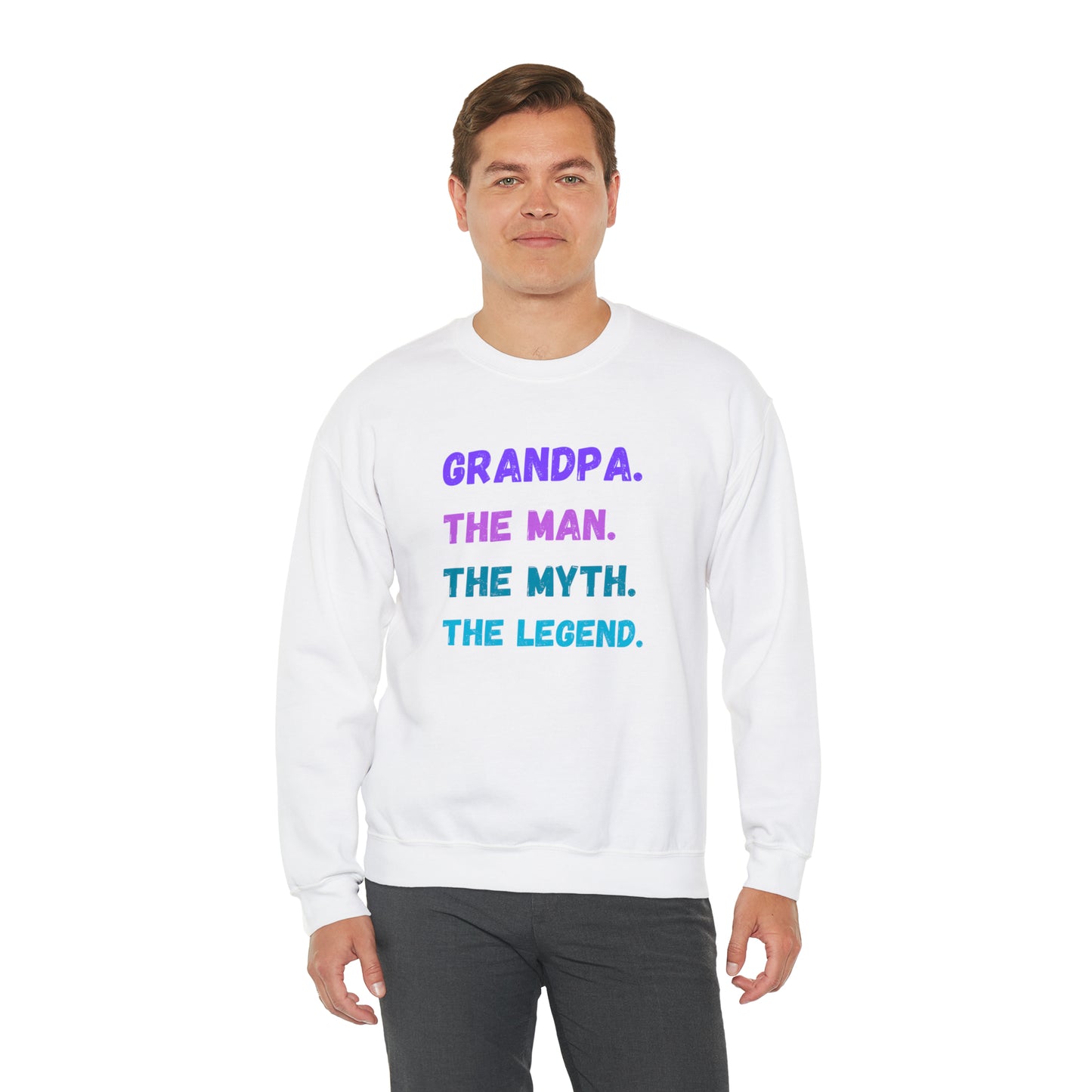 Grandpa the man the myth the legend sweatshirt gift for Dad and me shirts Father's day gifts best friend sweater Christmas gift for dad