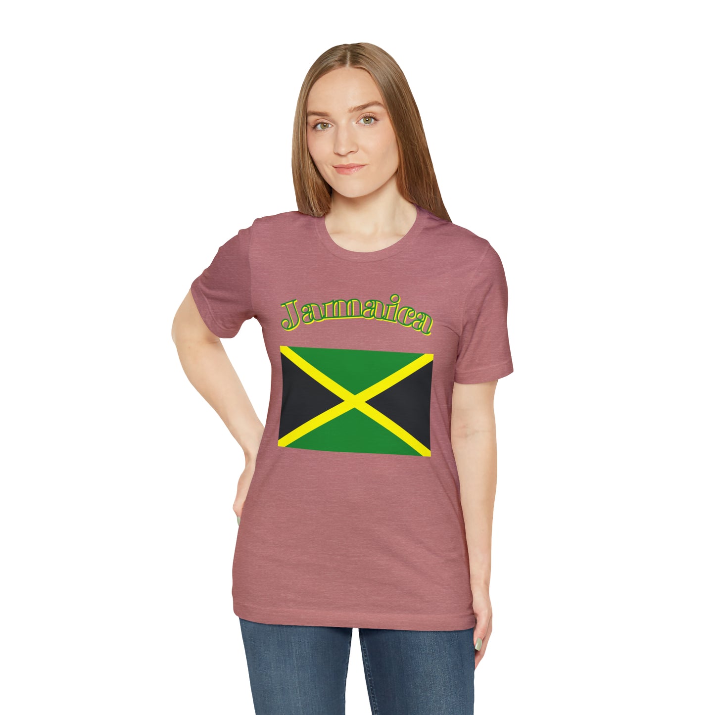Jamaica flag shirt Jamaican T-shirt positive vibes shirt good vibes tee island girls trip shirt bohemian top Christmas gift for her for him