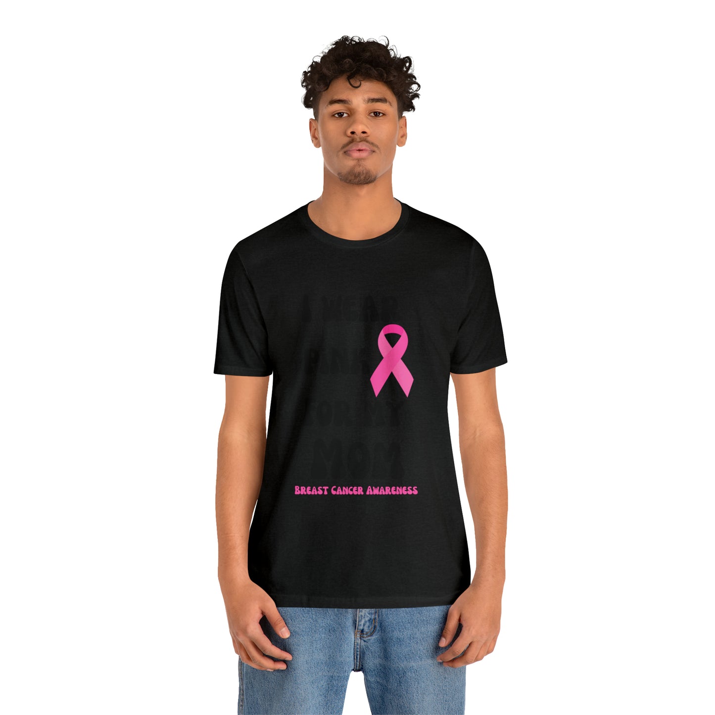 Breast cancer awareness shirt I wear pink tshirt for my mom shirt survivor Shirt October pink awareness Gift Christmas gift