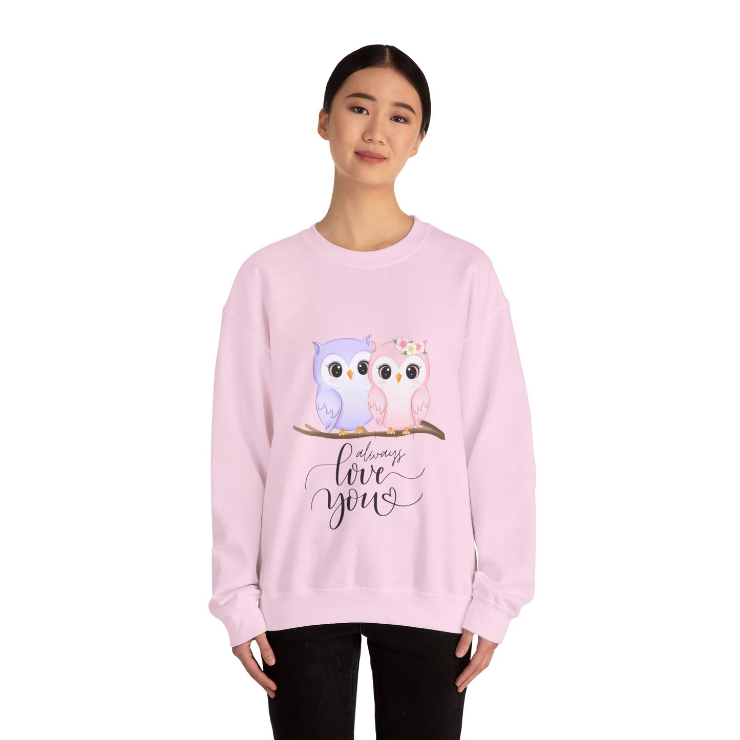 Owl always Love sweater valentines Day sweatshirt valentines day shirt best friend gift for her owl sweater Love shirt unique holiday gift