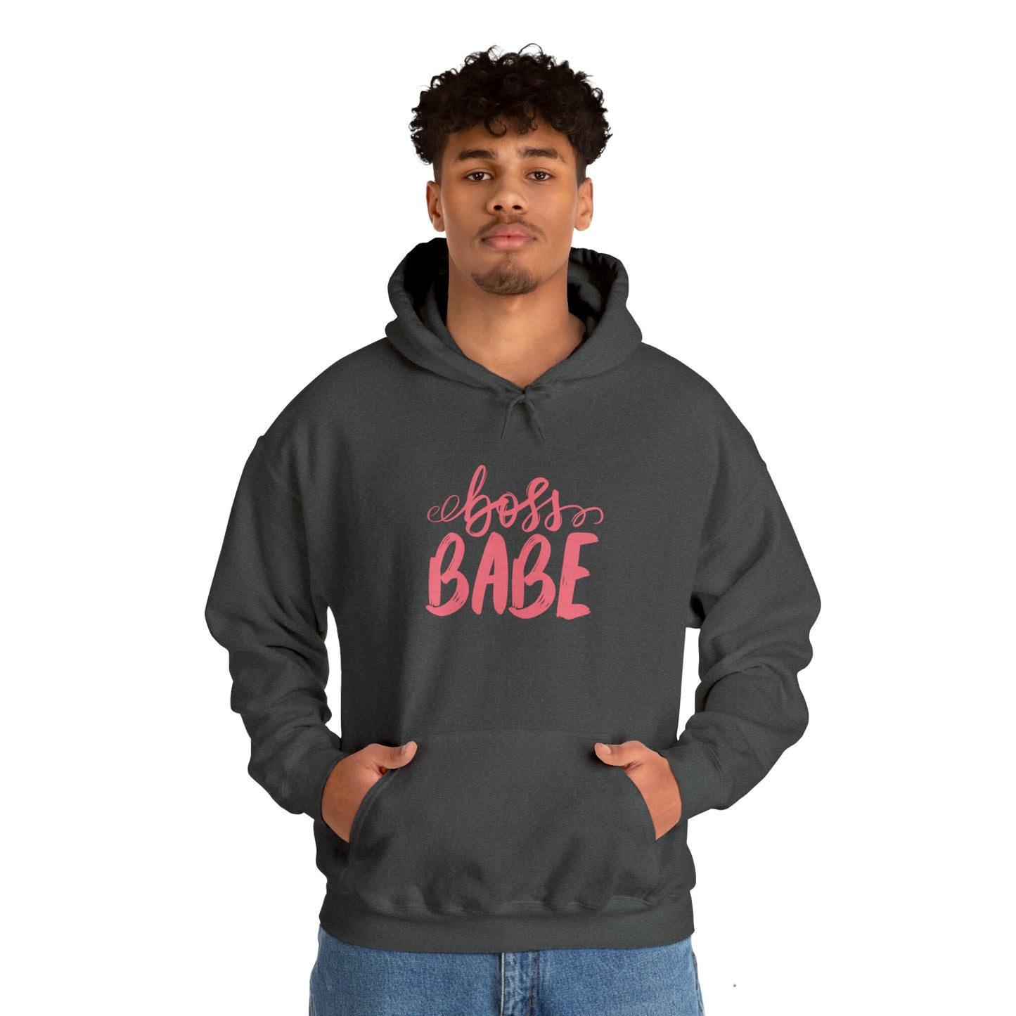 Boss Babe hoodie, boss babe energy, gift for her, millionaire babe, Unisex Heavy Blend Hooded Sweatshirt