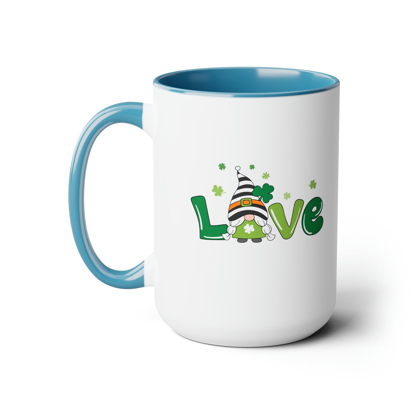 Gnome love mug Irish Love mug st Patrick's Day mug Valentines Day gift for her Coffee gift for him gift for her Mug wife Coffee tea 15oz
