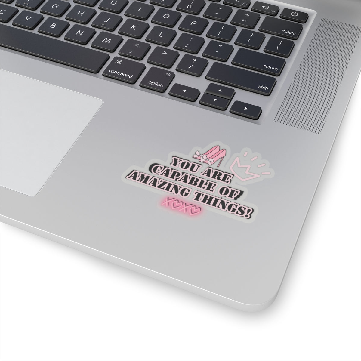 Girlboss sticker motivational sticker you are capable of amazing things sticker pink heels sticker Beautiful sticker loved gift for her vday
