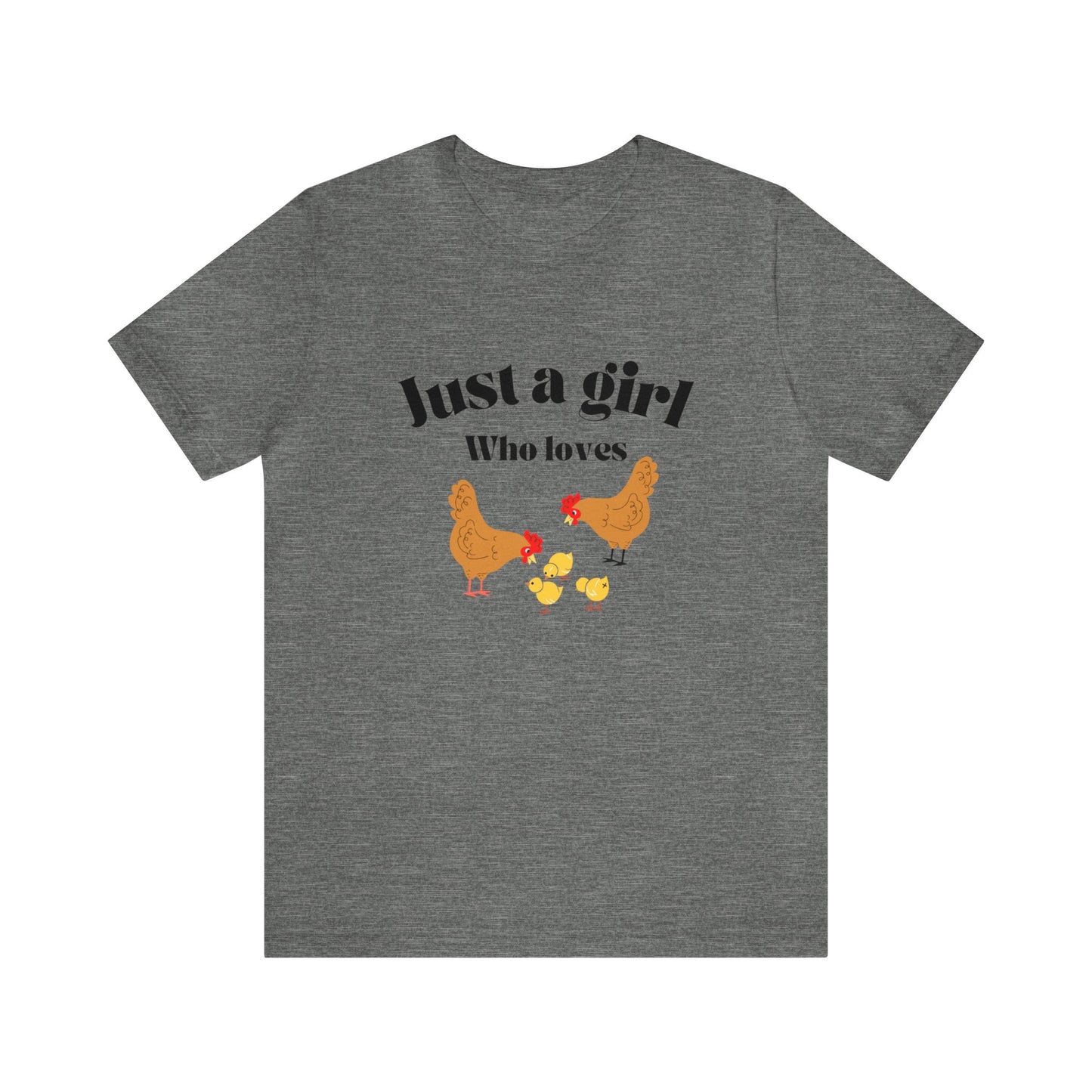 Just a girl who loves chickens shirt funny gift for her chicken shirt girlfriend shirt birthday Shirt Matching travel Tees farm life style
