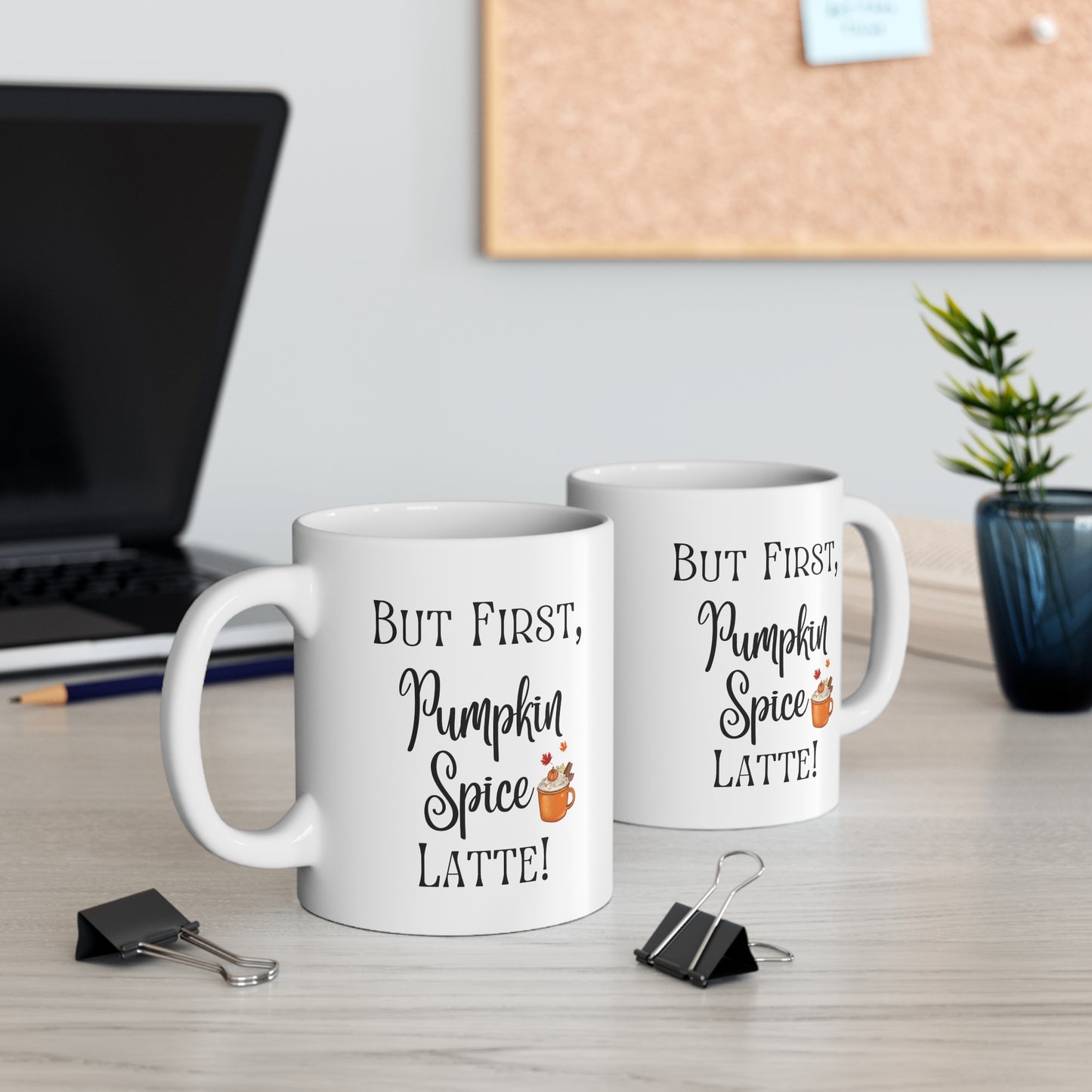 Pumpkin Spice Latte Mug, Autumn Coffee Cup, Fall Gift for Coffee Lovers, Seasonal Drinkware, Cozy Kitchen Decor