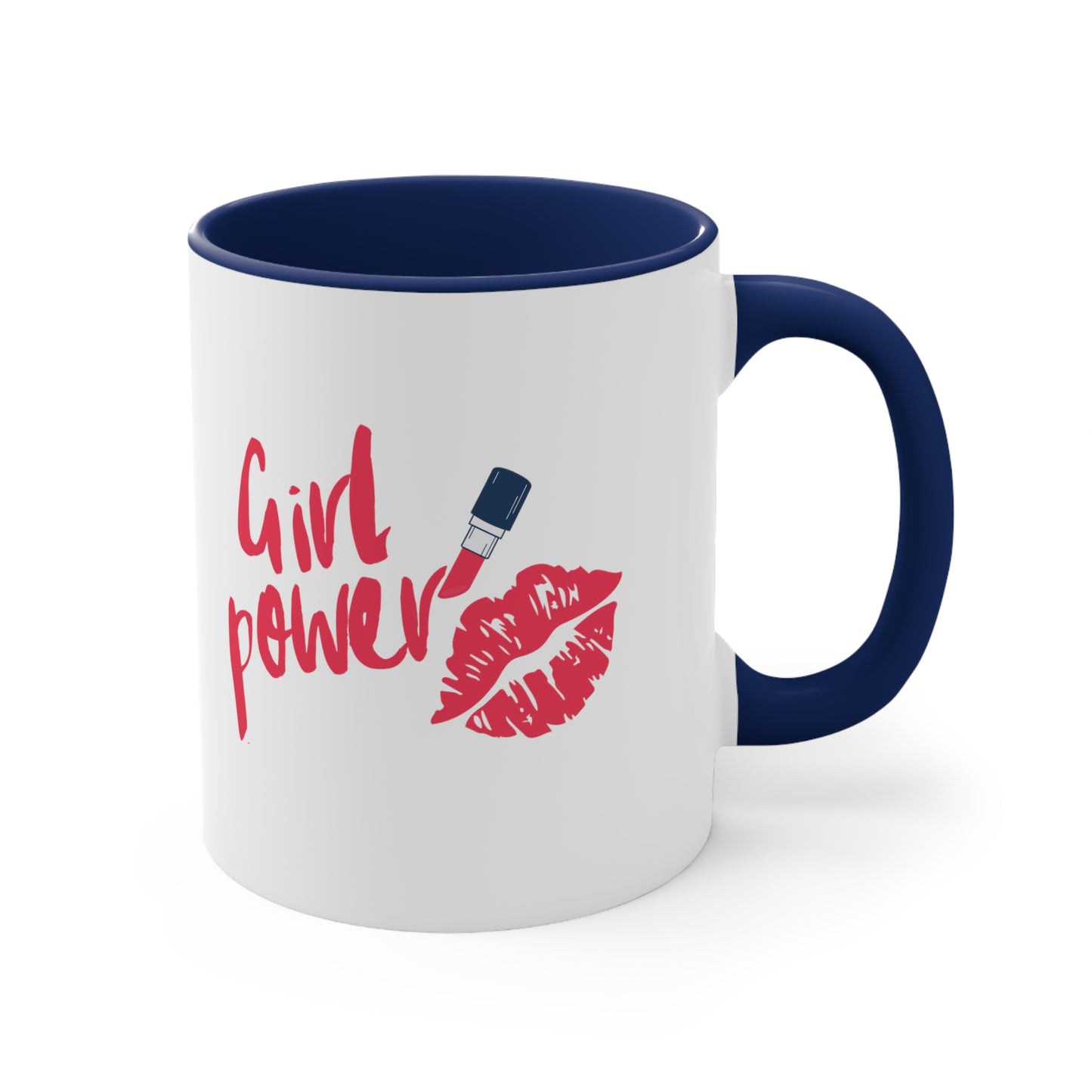 Girl power mug red lipstick mug bestie gift Christmas mug teacher gift coffee mug Christmas gift for for her tea gift for him 11oz