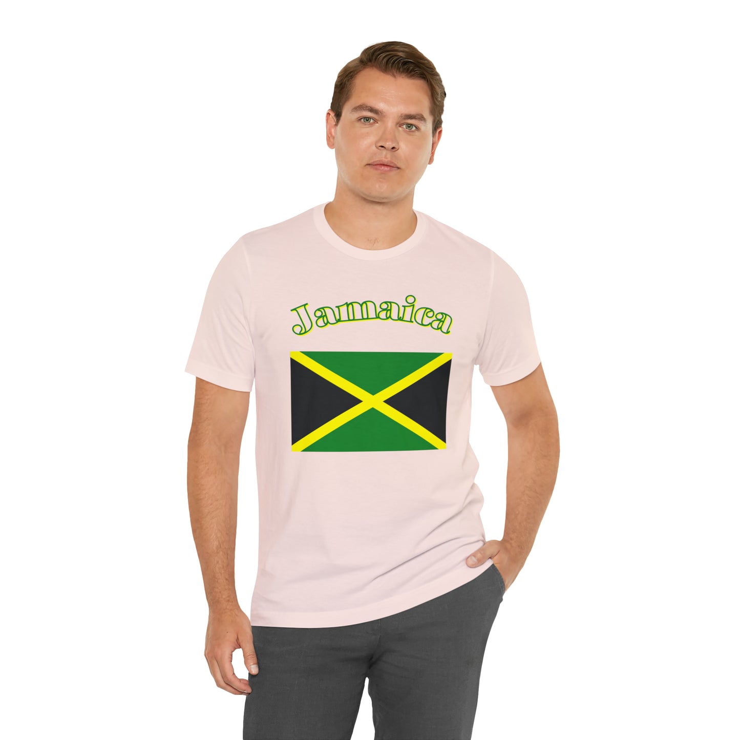 Jamaica flag shirt Jamaican T-shirt positive vibes shirt good vibes tee island girls trip shirt bohemian top Christmas gift for her for him