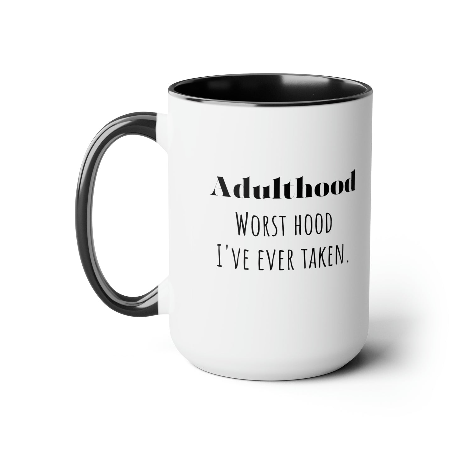 Adulting mug funny adulthood mug bestie gift Valentine's Day gift for her mug custom message gift gift for him Coffee Mug Coffee tea