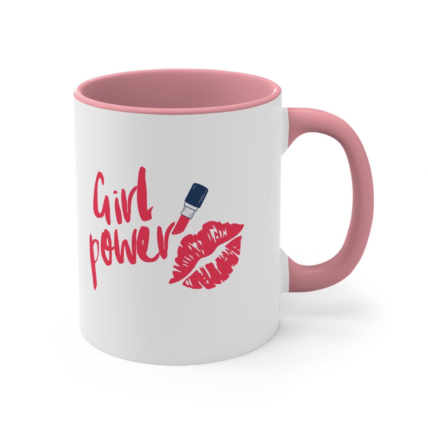 Girl power mug red lipstick mug bestie gift Christmas mug teacher gift coffee mug Christmas gift for for her tea gift for him 11oz
