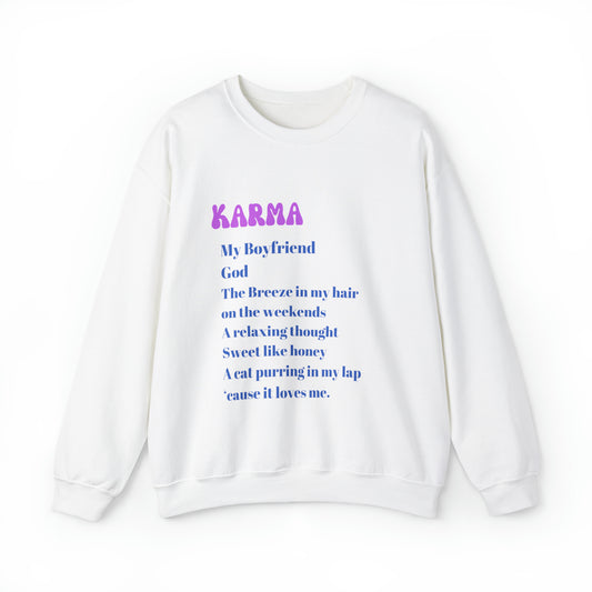 Karma sweater Taylor's Version Sweatshirt swiftie shirt Era Tour sweater best friend gift Womens Sweatshirt concert merch Tee christmas gift