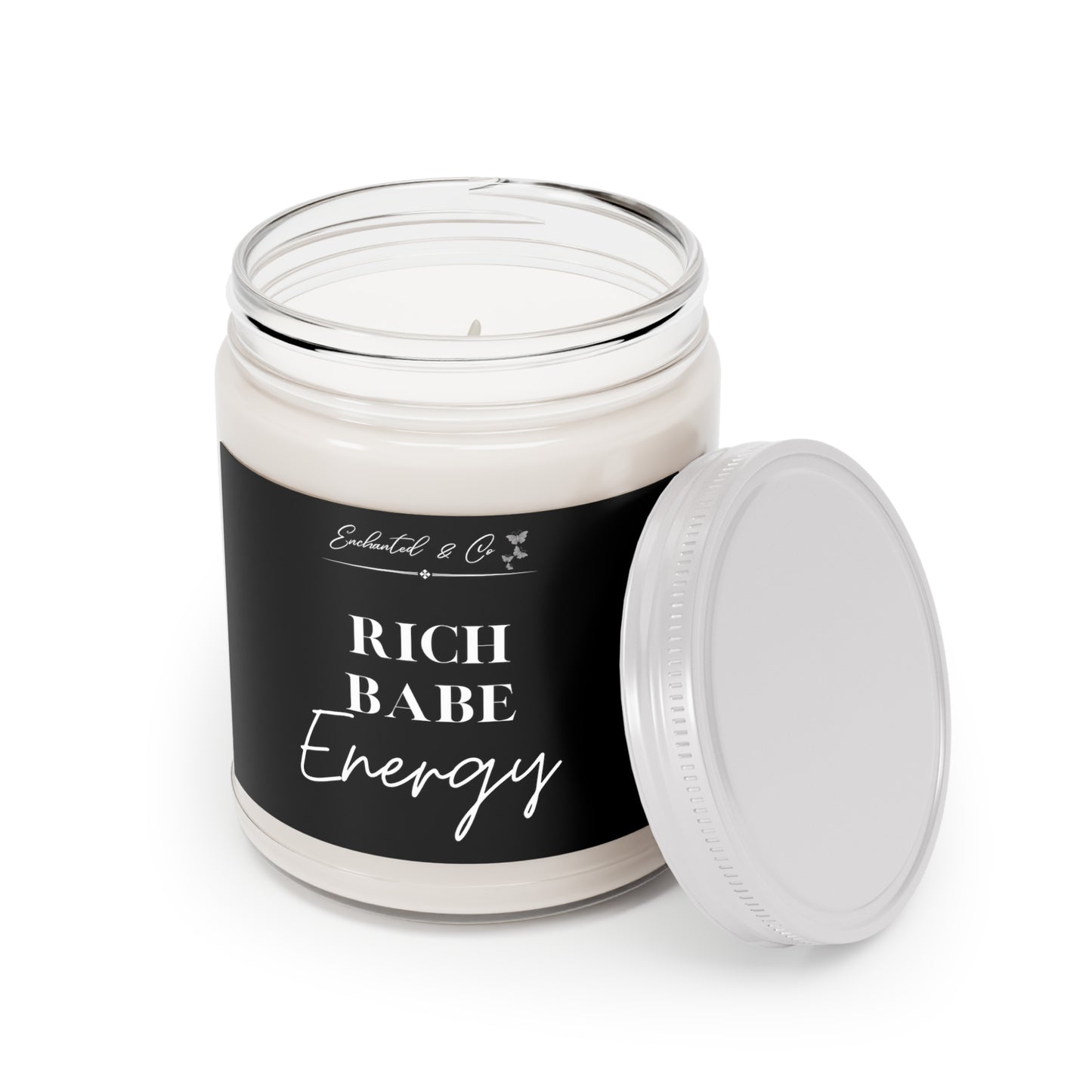 Rich Babe energy candle Boss babe gift Christmas gift for her meditation candle best friend gift Vanilla scented candle handpoured candle