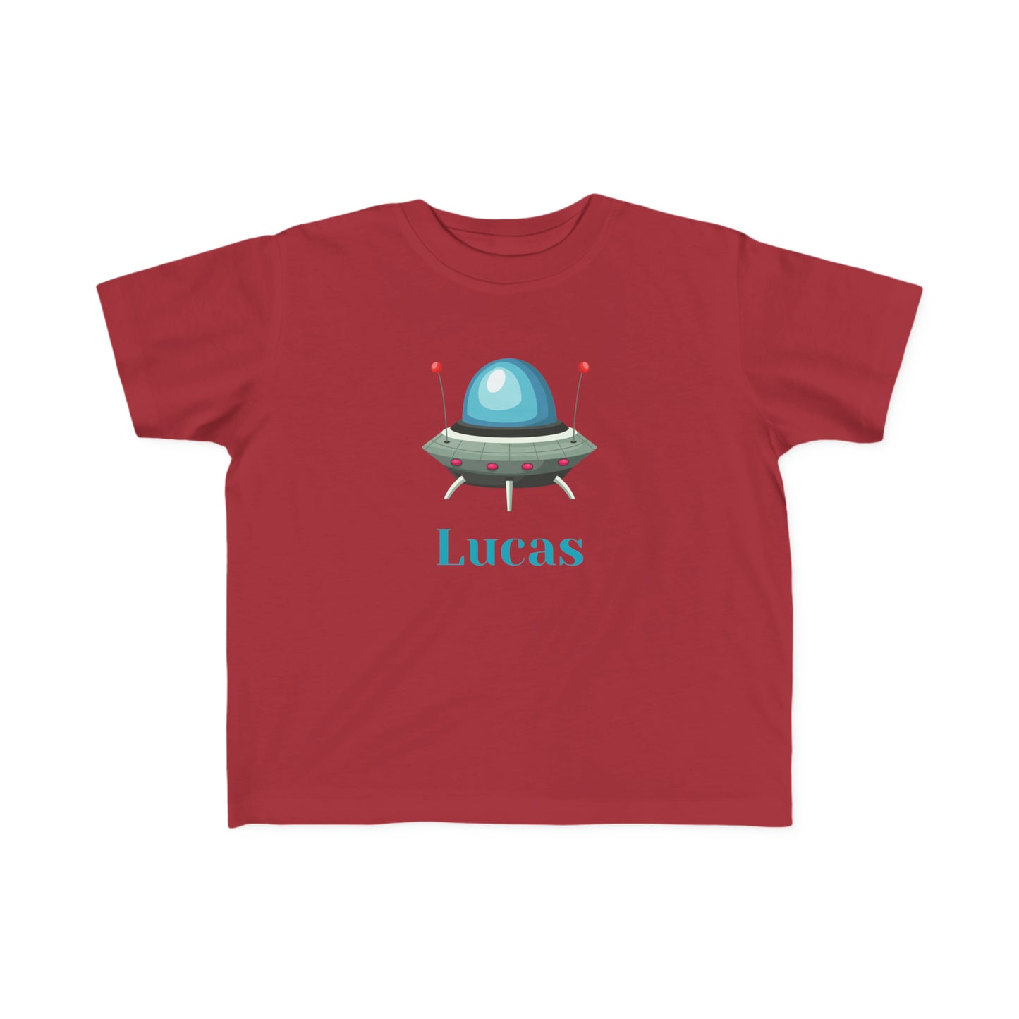 Personalized kid shirt ufo Shirt ufo shirt toddler birthday shirt Christmas shirt kid Tshirt Trex fun tee Toddler's Fine Jersey Tee