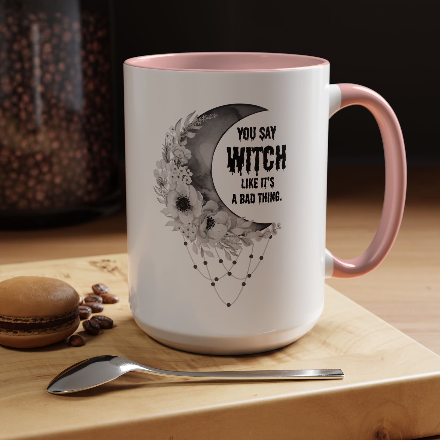 Witch mug Halloween mug Spooky things mug office funny gift best friend gift Christmas word fuck sarcastic humour gift Coffee Mug(11, 15oz)