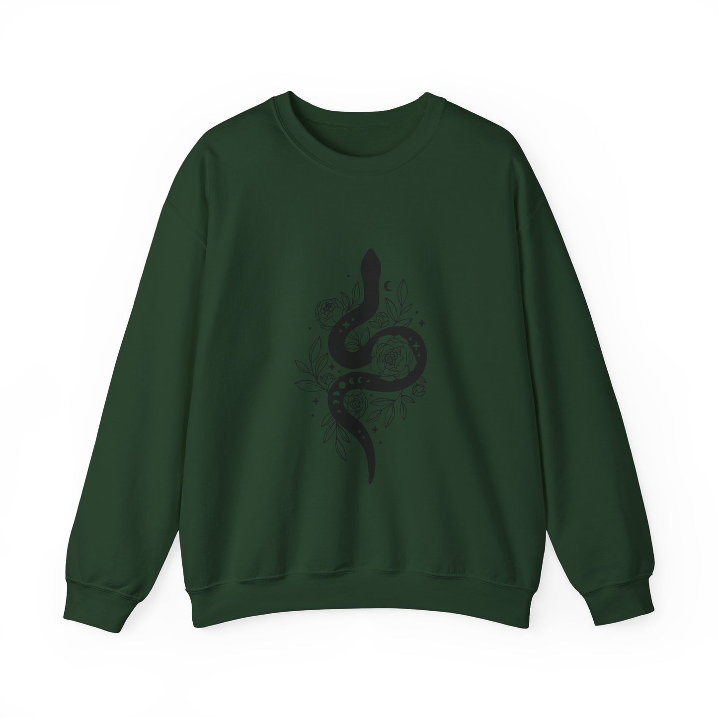 Witchy snake Sweatshirt snake lover gift floral sweater best friend gift Womens Sweatshirt concert merch Tee christmas gift