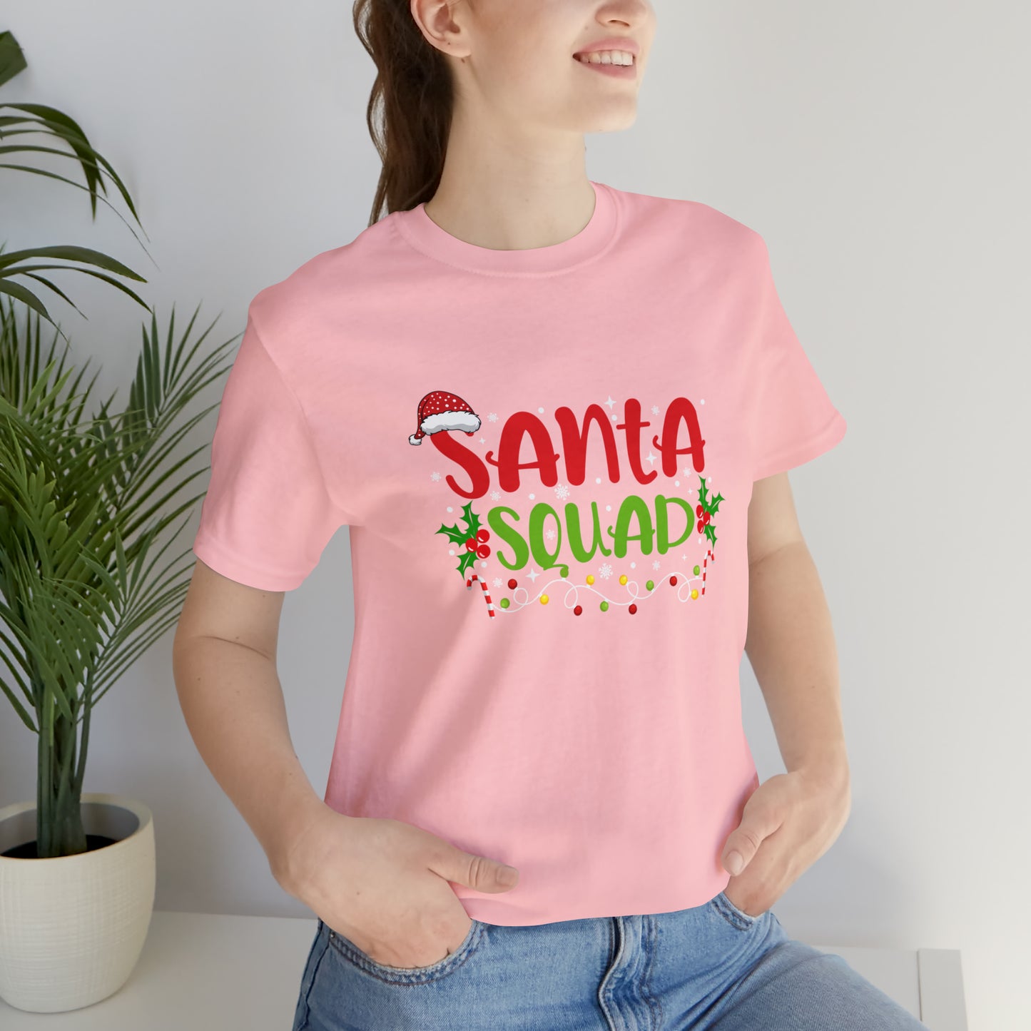 Santa's squad Matching Family Christmas Shirts Santa claus Hat family tshirts Family Christmas Shirt Xmas Tee Custom Christmas Tshirt photos