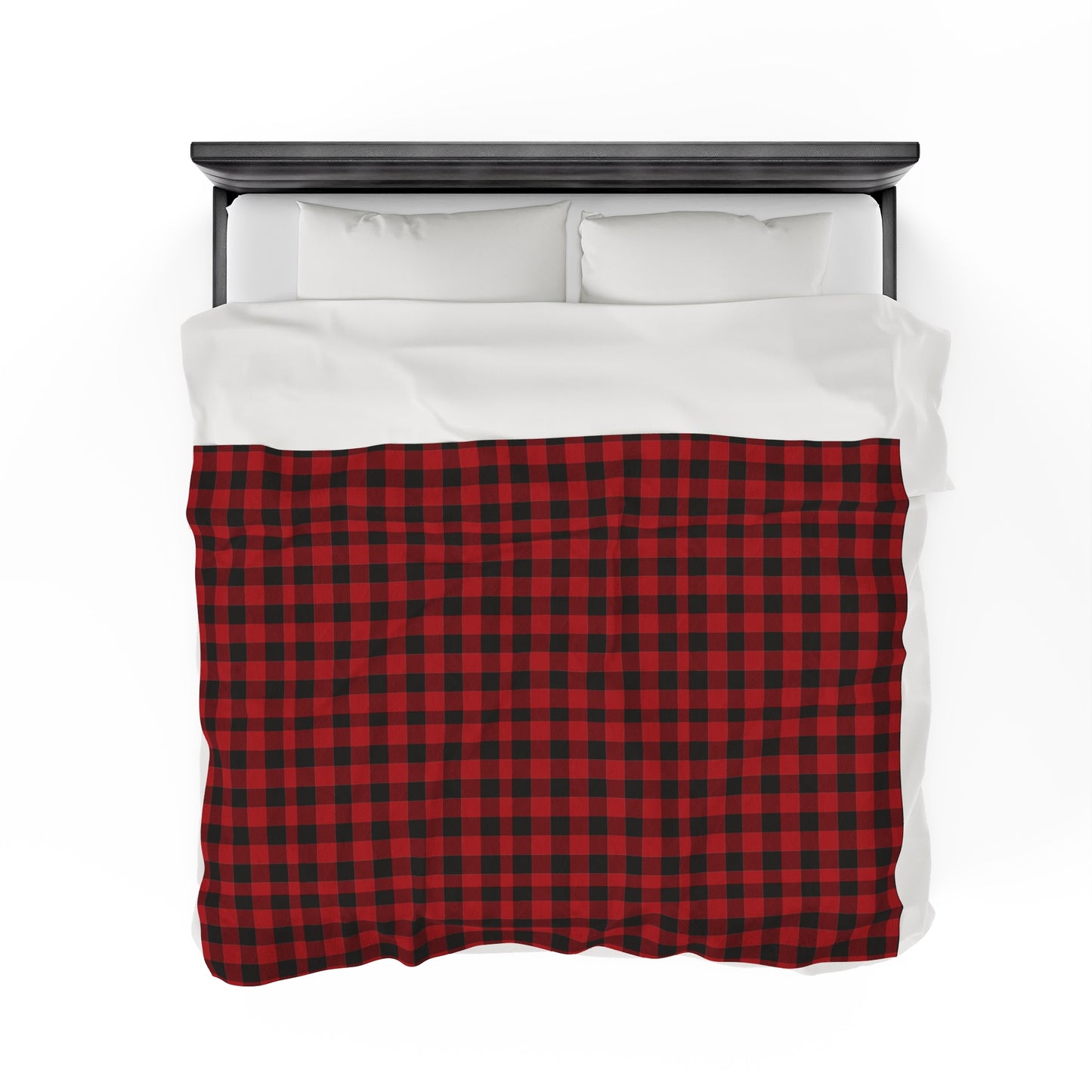 Plaid Christmas Blanket holiday blanket christmas movie watching blanket Merry christmas  blanket Velveteen Plush Blanket