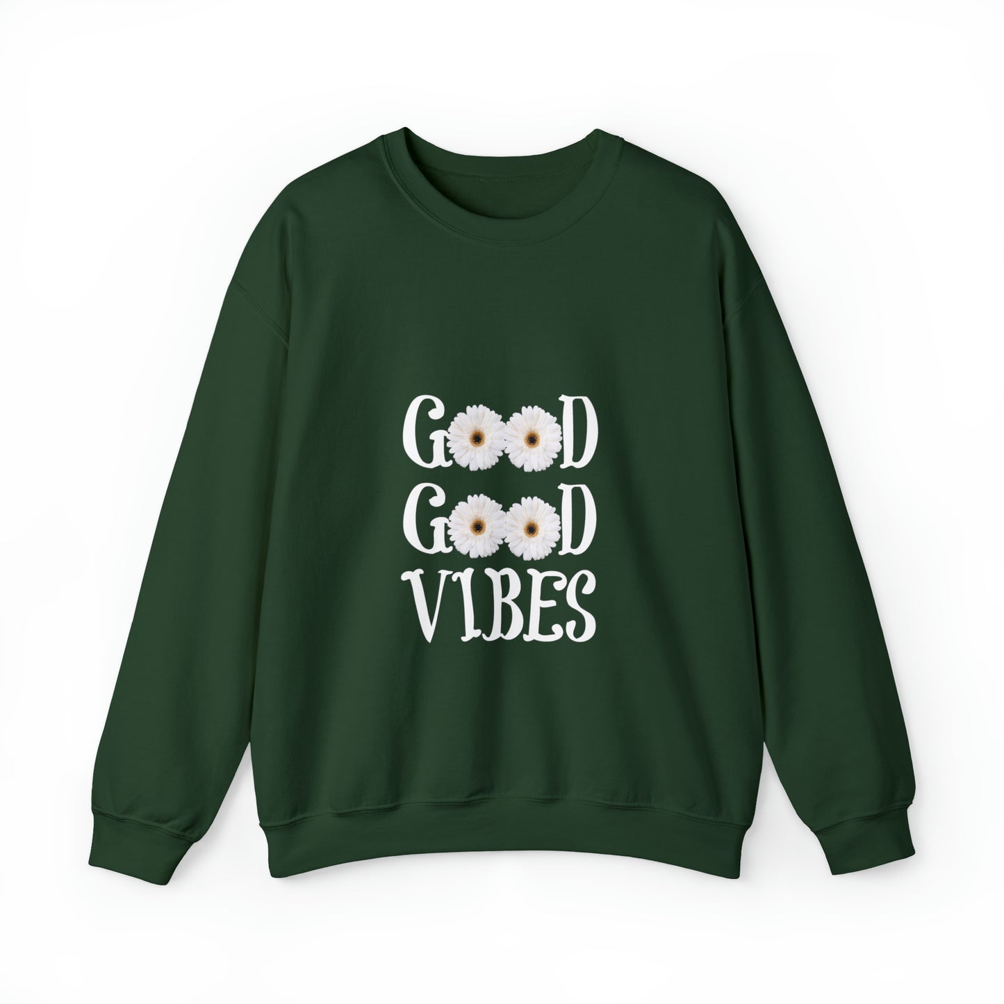 Good Vibes Sweatshirt, Unisex Heavy Blend™ Crewneck Sweatshirt