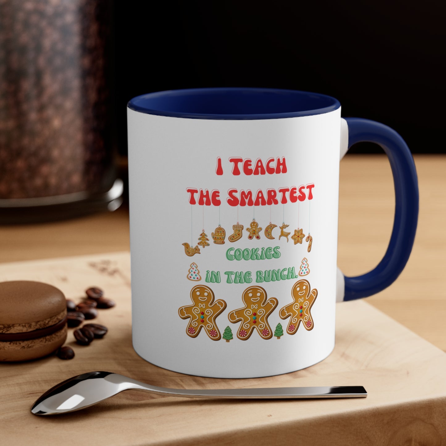Smartest cookies mug teacher Christmas mug teacher gift coffee mug Christmas gift for her for him tea gift for him 11oz Christmas coffee mug