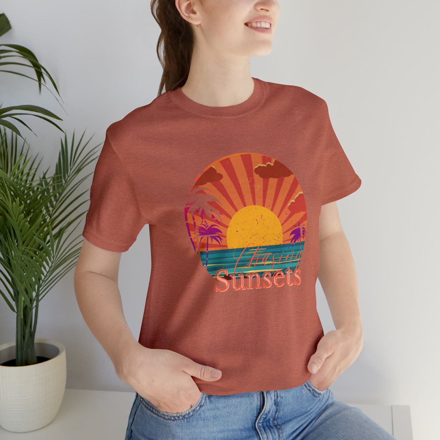 Chasing Sunsets shirt Adventurer shirt Good vibes only T shirt gift for her gift for him vacation shirt best friend