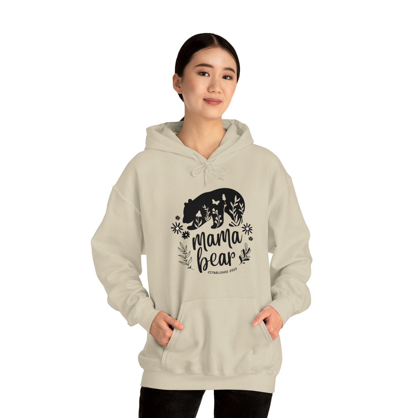 Mama Bear Hoodie, personalized Gift for Mom, mama Hoodie, gift for Mom clothes, gym shirt, Birthday gift for her,Galantine gift for her