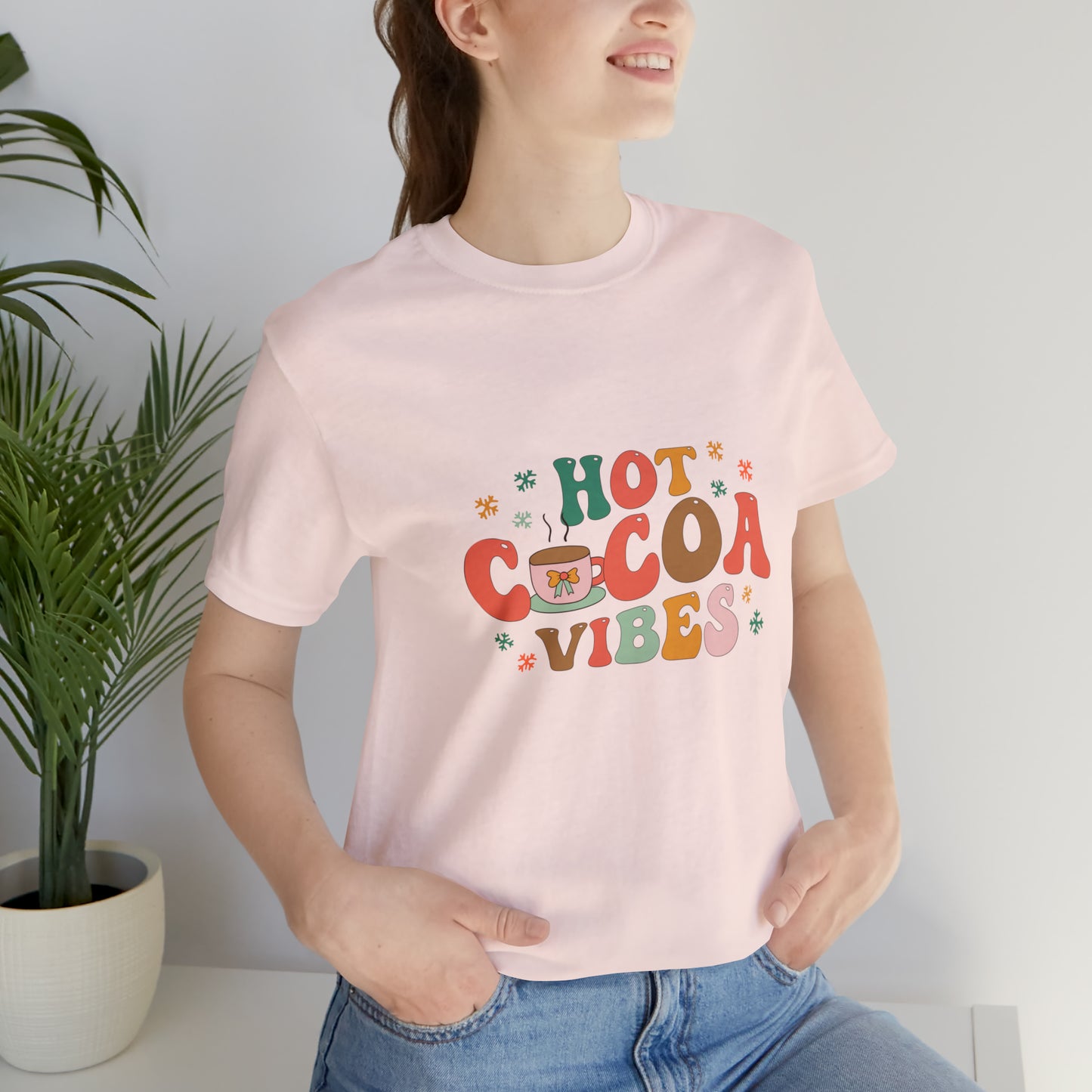 Hot cocoa vibes shirt, Pink autumn vibes Halloween tshirt, Halloween Sweatshirt, spooky T Shirt,Retro Halloween Sweater,Christmas gift