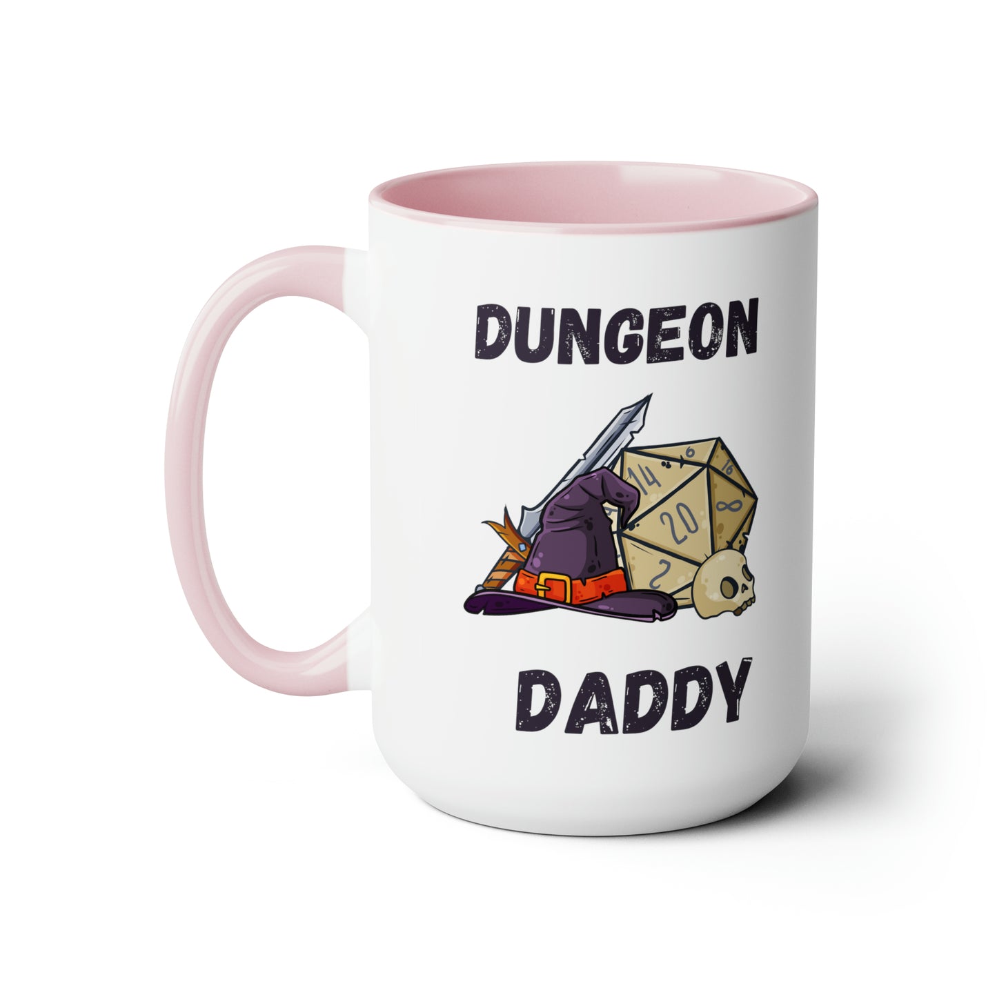 Dungeon Daddy mug love you dad sister gift Coffee Mug pregnancy reveal gift heart mug gift for her Mug wife Coffee tea 15oz