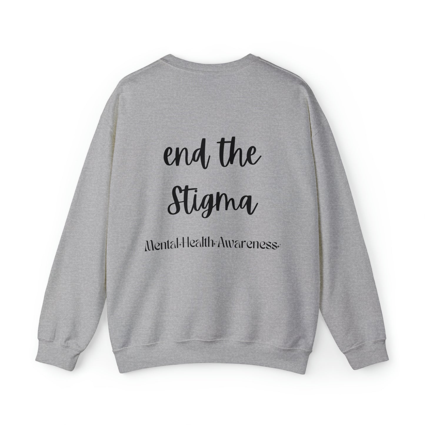 End the stigma sweater mental health awareness sweatshirt self care sweater anxiety sweatshirt psychologist tee Motivational shirt