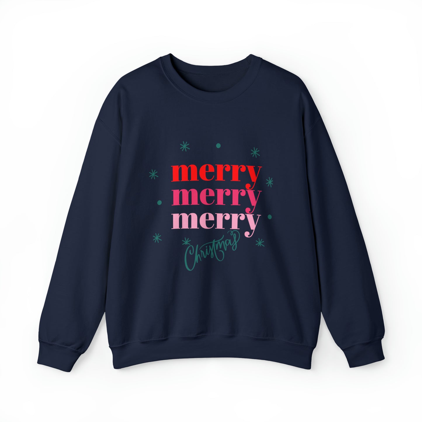 Festive AF sweater Pink Merry Bright Christmas Sweatshirt for Women Christmas Shirt Sweater Holiday Christmas gift for her gift for him