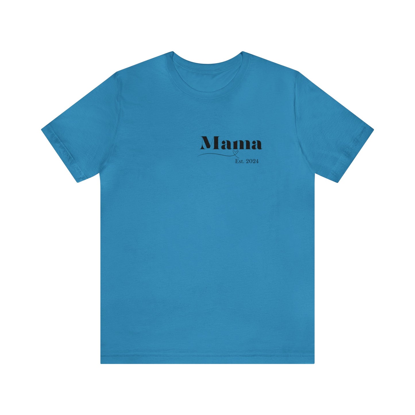 Mama shirt mama date shirt pregnancy reveal shirt new mom shirt Christmas gift for her gift for him bridal shower gift