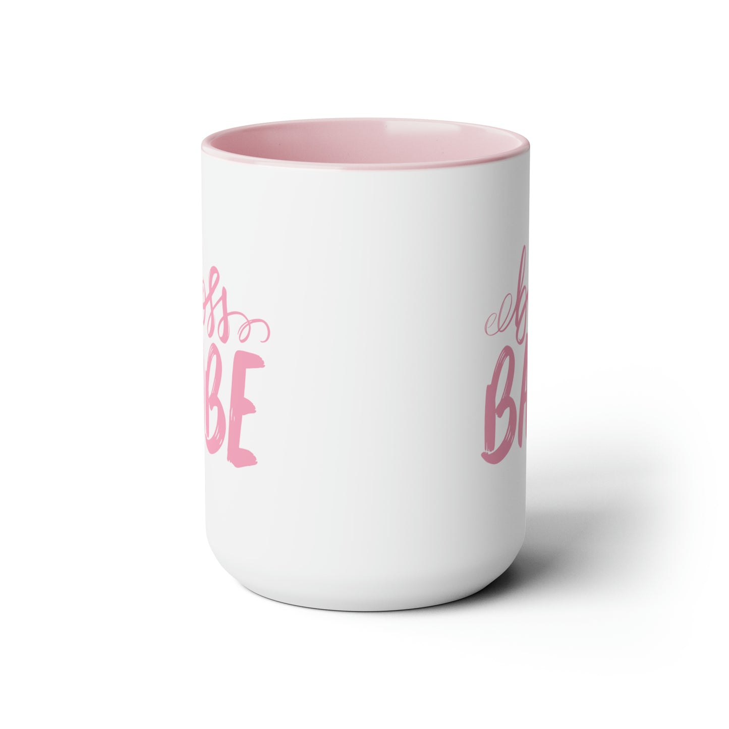 Pink Bossbabe mug Christmas mug gift for mom gift mug Floral mug gift for her Mug funny gift for wife Coffee Mugs Christmas gift 15oz