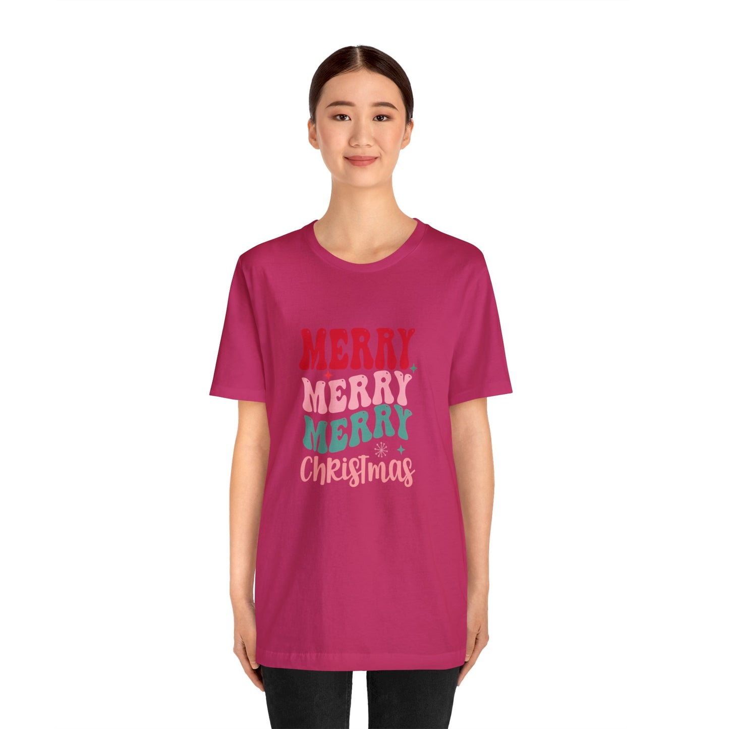 Merry Merry Christmas shirt Christmas gift for her Matching Family Christmas Shirts Family Christmas Shirt Matching Xmas Tees Christmas Tee