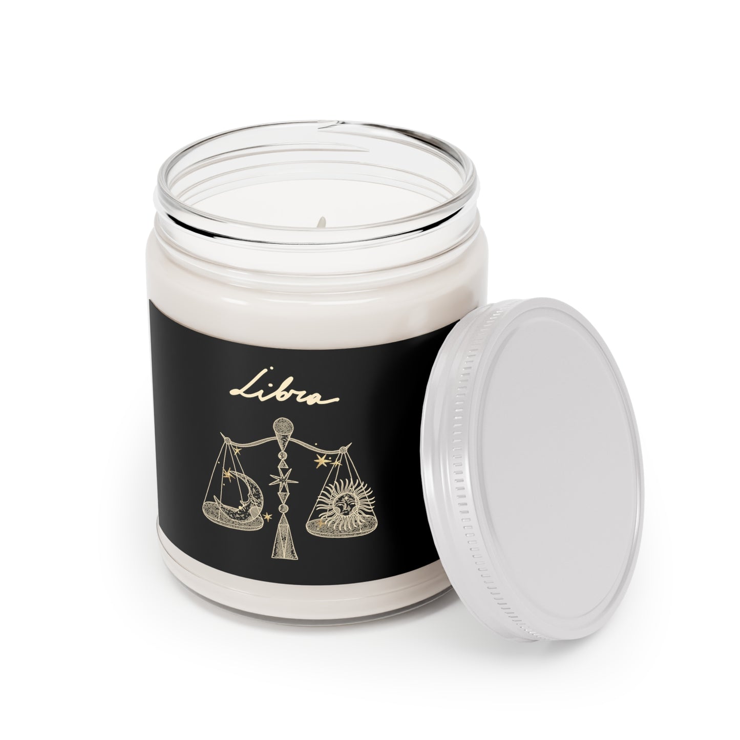 Gift for Libra candle black and gold candle best friend candle gift for bridesmaids gift best friend gift for her gift for him