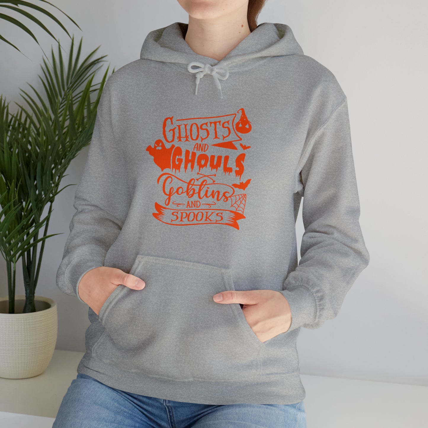 Spooky Halloween Hoodie, ghouls trick or treat ghost Halloween sweater,Halloween Sweatshirt,Spooky Season T Shirt,Christmas gift