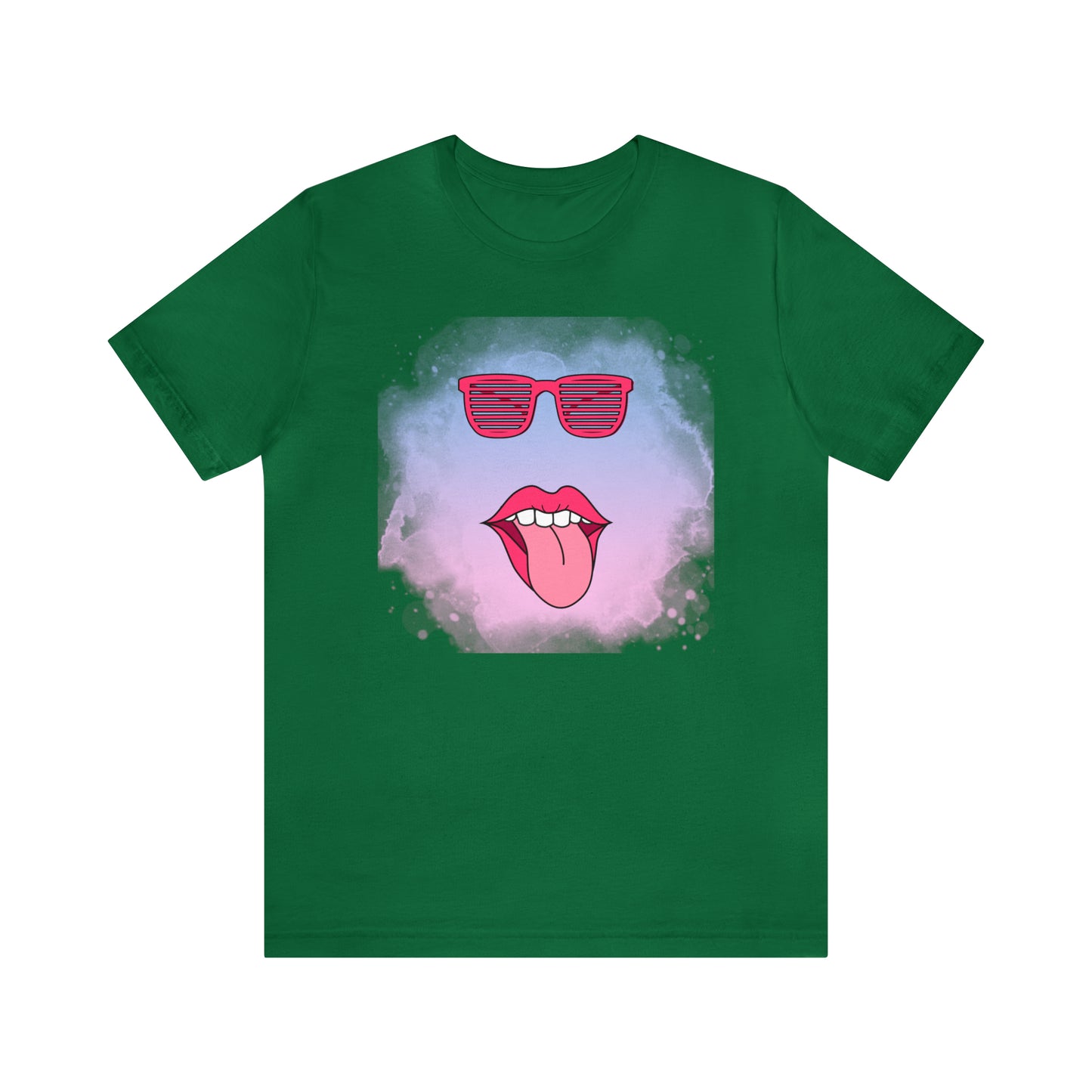 Lip Sunglasses t-shirt, Bubble gum kiss shirt,Pink Gum Shirt,Galantine gift travel shirt,best friend trip,girls vacation trip, Unisex Jersey