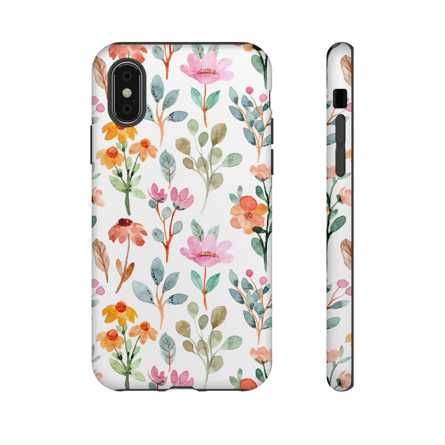 Floral phone case mother's day gift best friend gift for her gift for him flower cell phone cases Tough Cases