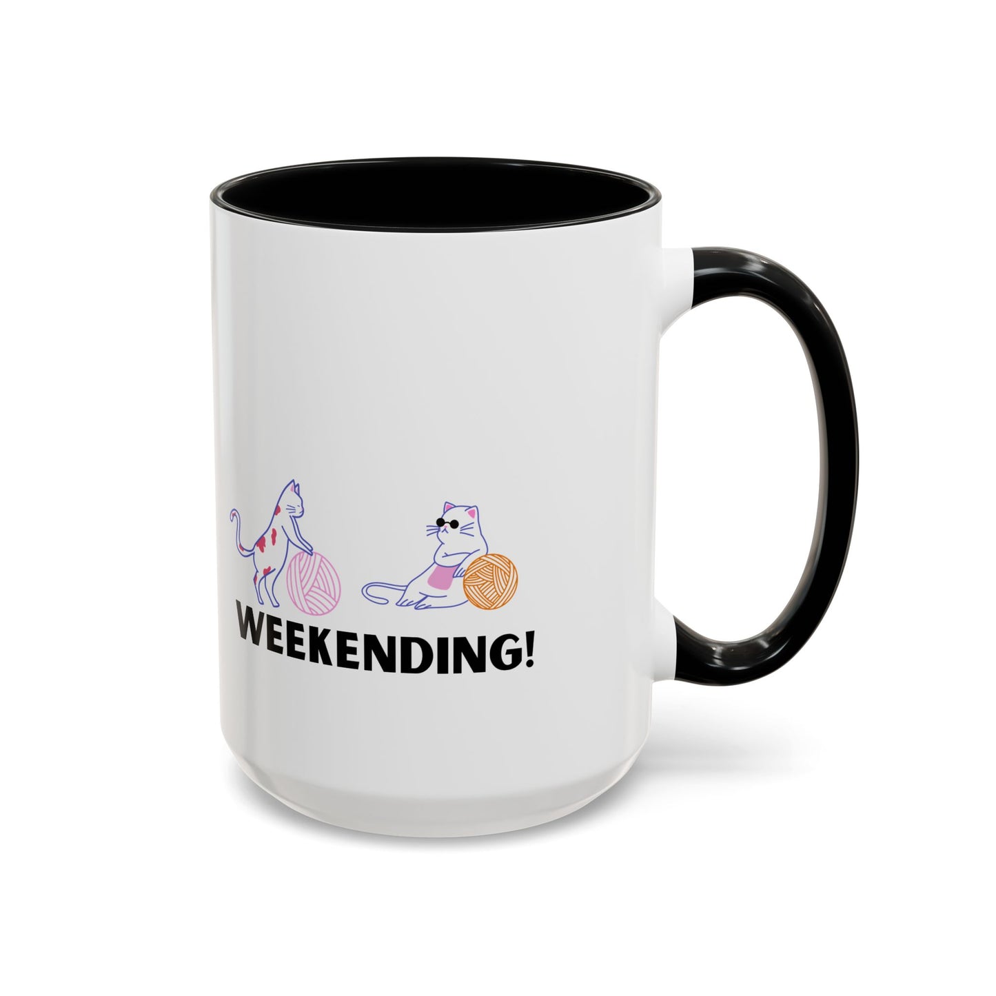 Crochet weekending mug coffee lover weekending vibes mug Coffee Mug swift Funny Coffee Cup Cat Lady Gift Cat Lover Gift Cat Mom christmas