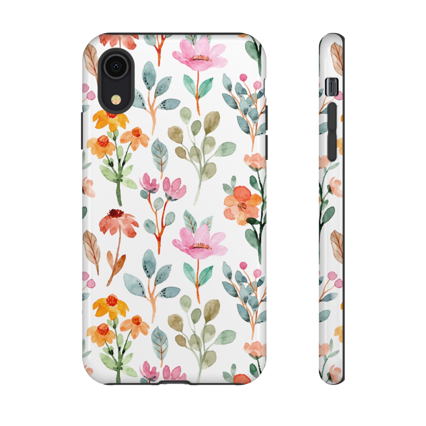 Floral phone case mother's day gift best friend gift for her gift for him flower cell phone cases Tough Cases