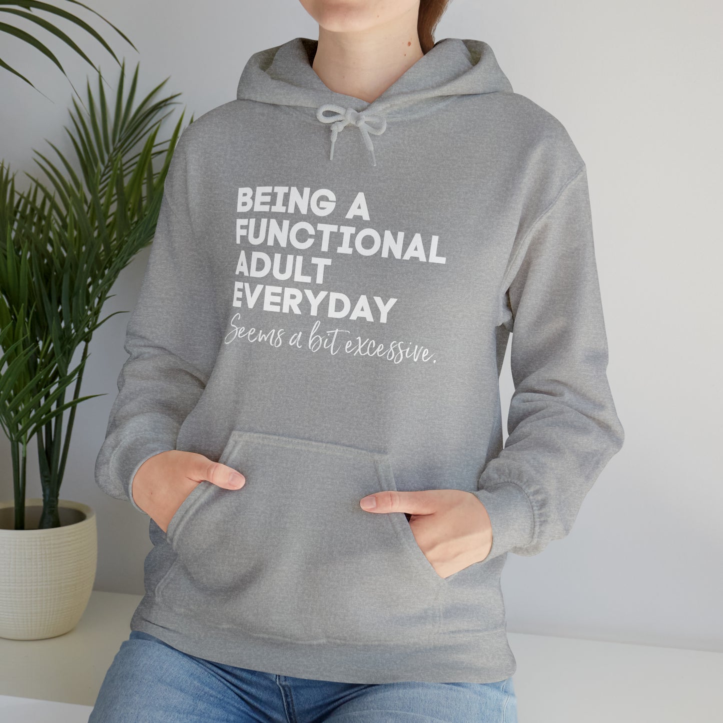 Being a functional adult sweater funny sweashirt birthday gift Christmas gifts Sweatshirt Gift for him Gift