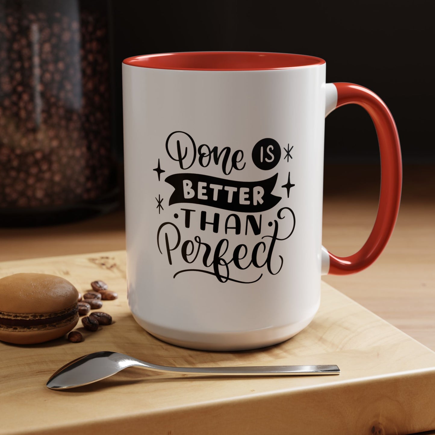 Motivational mug New year motivation Done is better than perfect mug Morning affirmation mug Christmas gift for her gift for him bestie gift