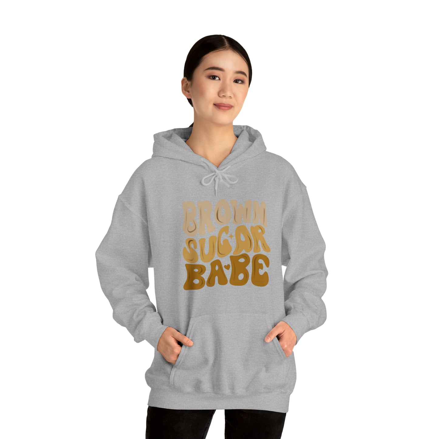 Brown sugar babe hoodie, gift for her, best friend gift, birthday vacation, Unisex Heavy Blend Hooded Sweatshirt