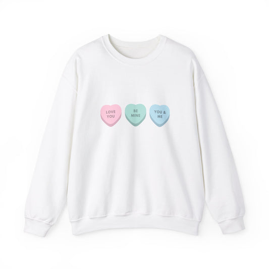 Valentines Day sweatshirt Gift for her gift for him valentines crew neck be mine candy sweater funny sweater Love shirt Valentine's shirt