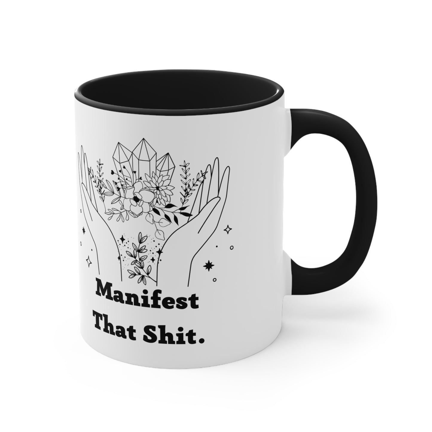 Manifest that shit mug spiritual motivational gift birthday gift custom mug gift for best friend coffee tea gift for her gift for him 11oz