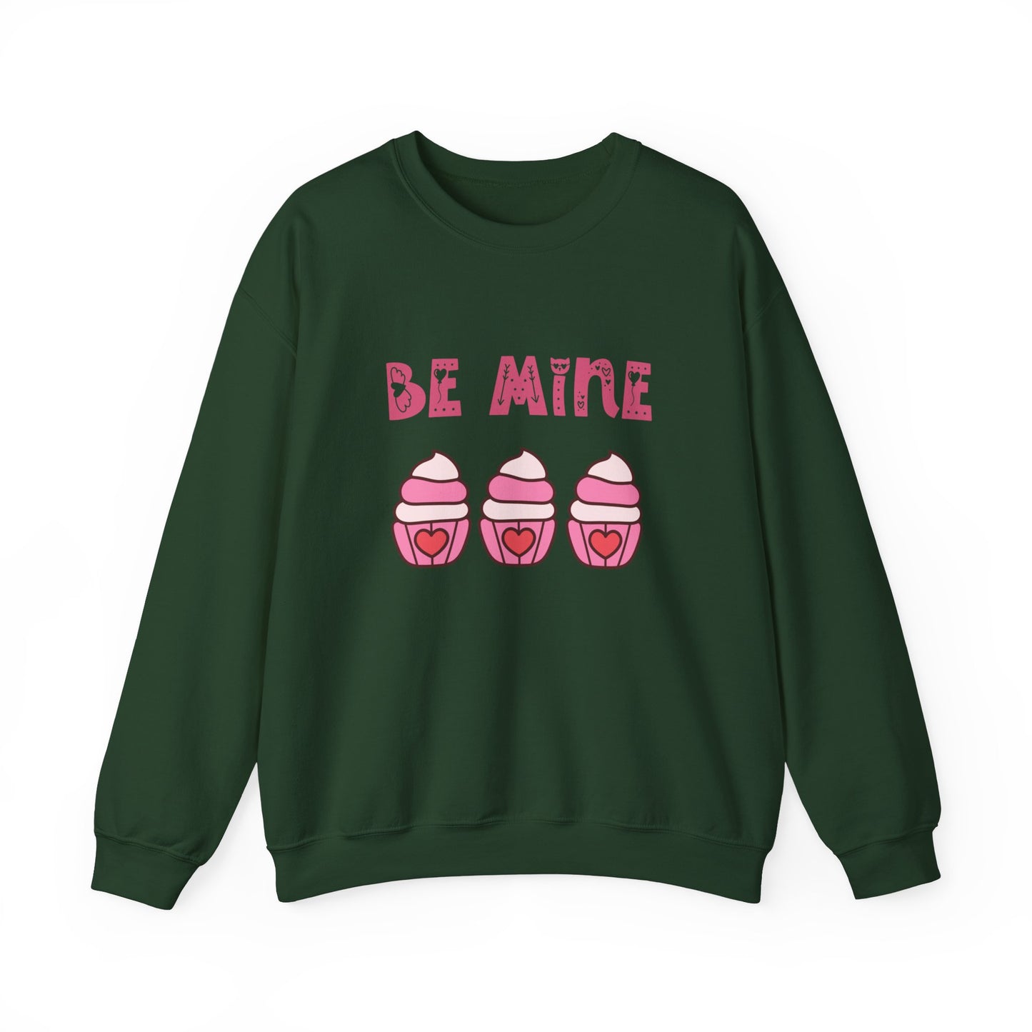 Be mine cupcake sweater valentines Day sweatshirt love sweater galentine's day gift best friend gift Unisex gift cupcake sweatshirt