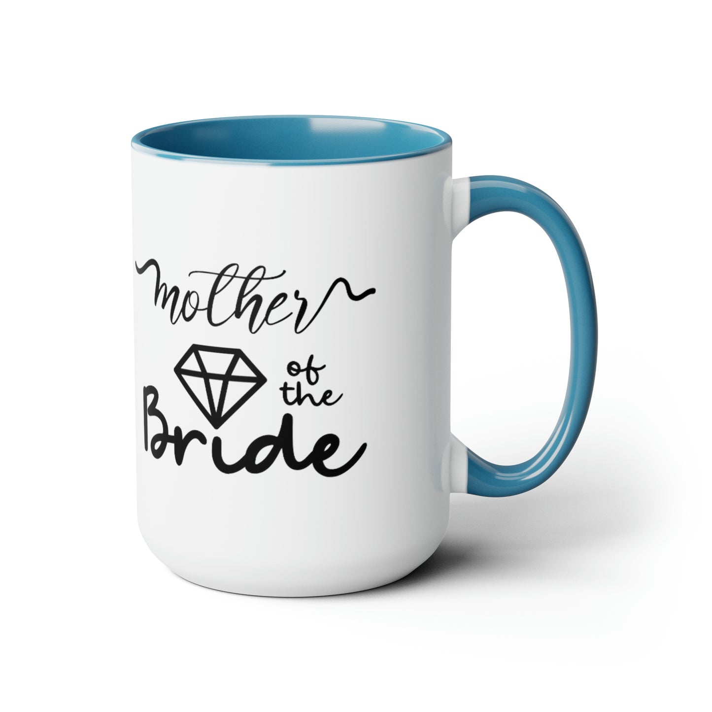 Mother of the bride Mug, Two-Tone Coffee Mugs, 15oz, gift for mom