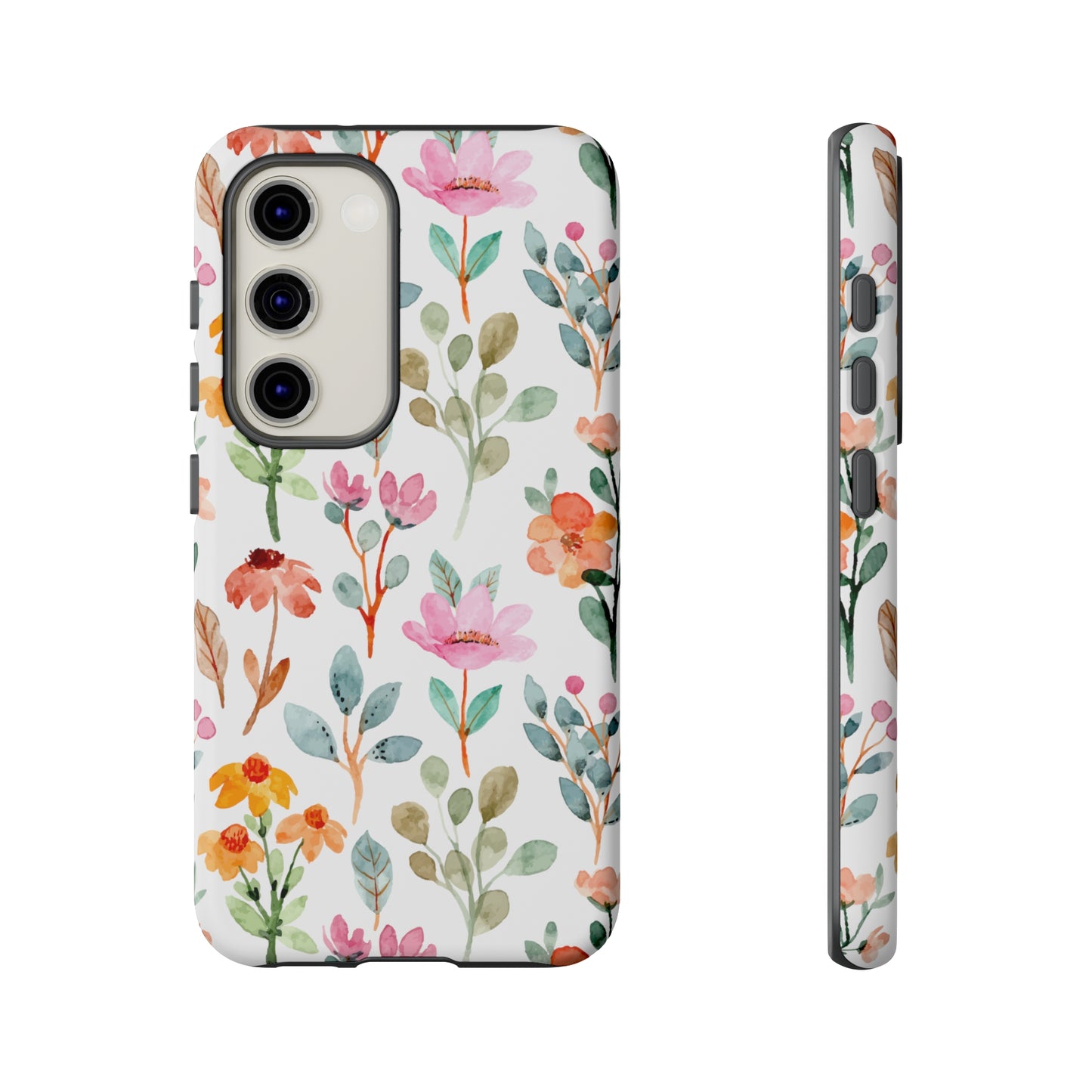Floral phone case mother's day gift best friend gift for her gift for him flower cell phone cases Tough Cases